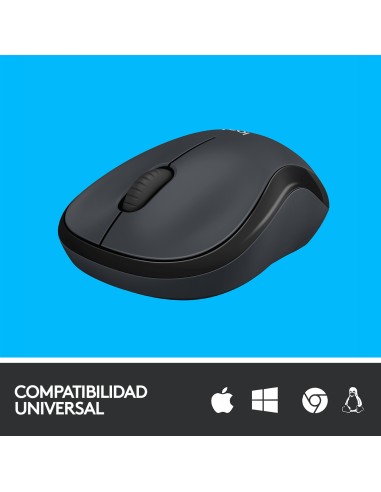 M220 Silent ratón Ambidextro RF inalámbrico Óptico 1000 DPI