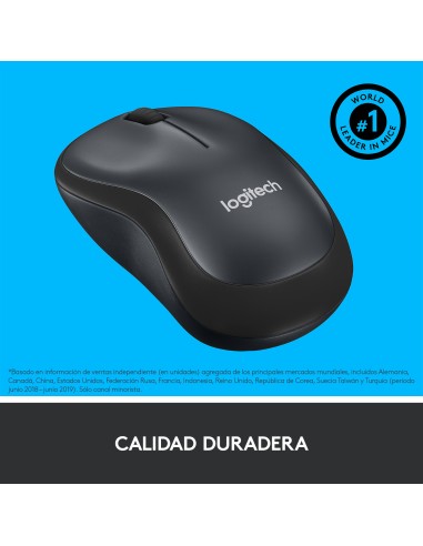 M220 Silent ratón Ambidextro RF inalámbrico Óptico 1000 DPI