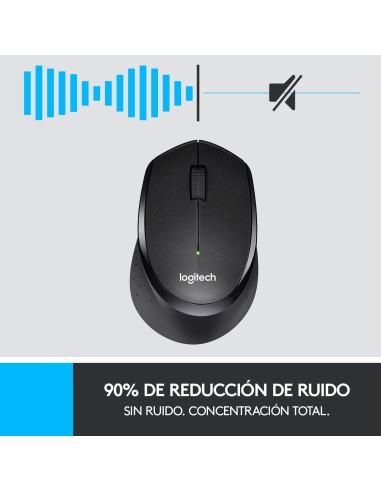 M330 Silent Plus ratón mano derecha RF inalámbrico Mecánico 1000 DPI