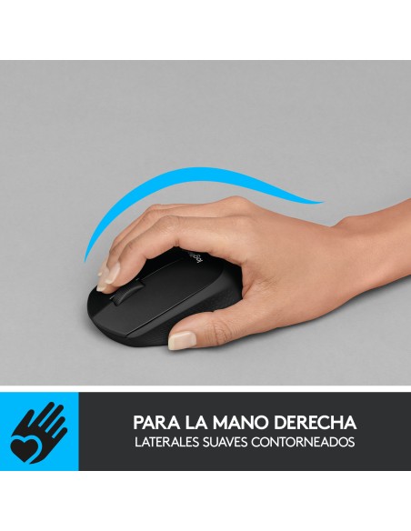 M330 Silent Plus ratón mano derecha RF inalámbrico Mecánico 1000 DPI M330 Silent Plus ratón mano derecha RF inalámbrico Mecánico 1000 DPI