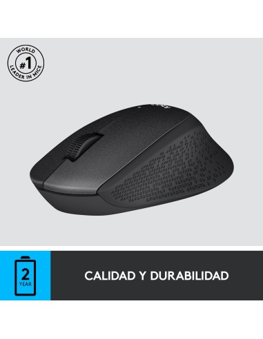 M330 Silent Plus ratón mano derecha RF inalámbrico Mecánico 1000 DPI
