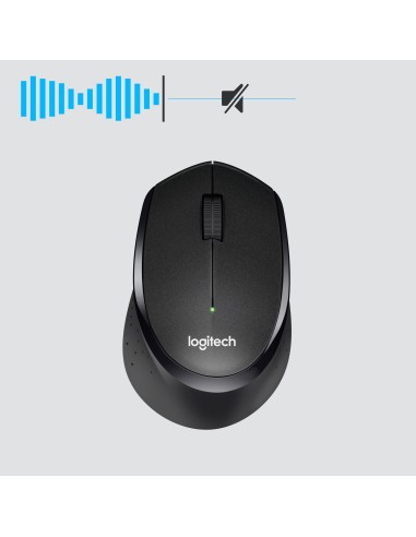 M330 Silent Plus ratón mano derecha RF inalámbrico Mecánico 1000 DPI