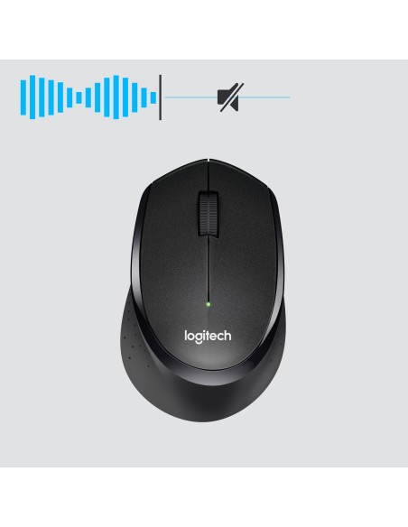 M330 Silent Plus ratón mano derecha RF inalámbrico Mecánico 1000 DPI M330 Silent Plus ratón mano derecha RF inalámbrico Mecánico 1000 DPI