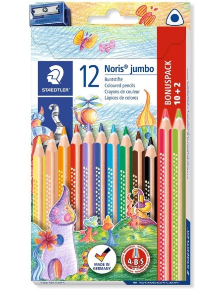 Estuche 102 lapices colores triangulares jumbo 128