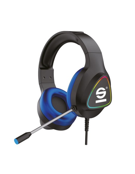 SPHEADPHONEPRO auricular y casco Auriculares Alámbrico Diadema Juego USB tipo A Negro, Azul