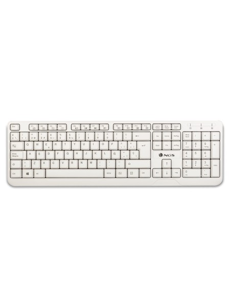 Spike teclado USB QWERTY Blanco Spike teclado USB QWERTY Blanco