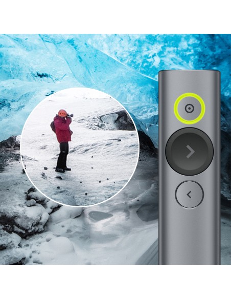 Spotlight apuntador inalámbricos Bluetooth/RF Gris Spotlight apuntador inalámbricos Bluetooth/RF Gris