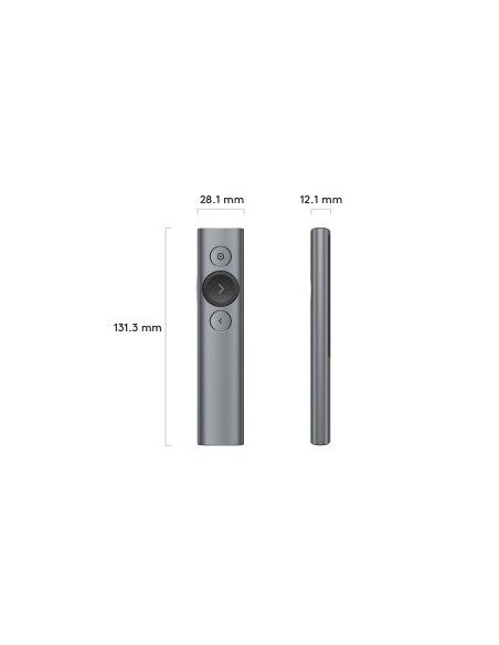 Spotlight apuntador inalámbricos Bluetooth/RF Gris Spotlight apuntador inalámbricos Bluetooth/RF Gris