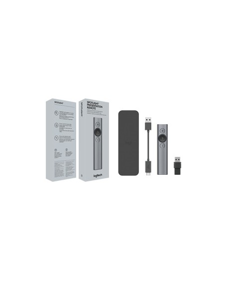 Spotlight apuntador inalámbricos Bluetooth/RF Gris Spotlight apuntador inalámbricos Bluetooth/RF Gris