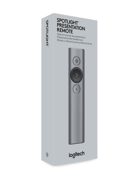 Spotlight apuntador inalámbricos Bluetooth/RF Gris Spotlight apuntador inalámbricos Bluetooth/RF Gris