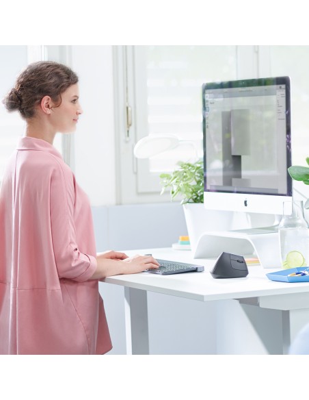 MX Vertical ratón mano derecha RF Wireless + Bluetooth Óptico 4000 DPI MX Vertical ratón mano derecha RF Wireless + Bluetooth Óptico 4000 DPI