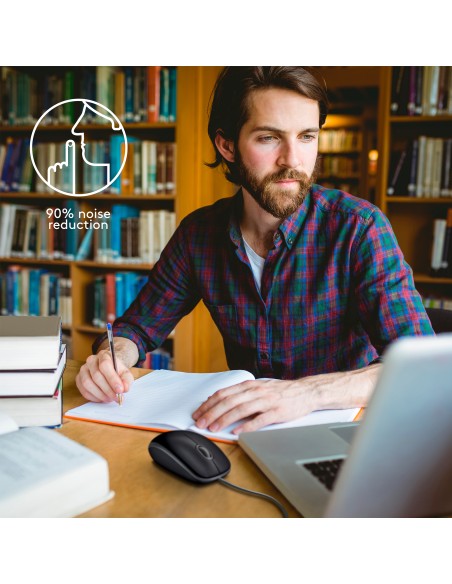 B110 Silent ratón Ambidextro USB tipo A Óptico 1000 DPI B110 Silent ratón Ambidextro USB tipo A Óptico 1000 DPI