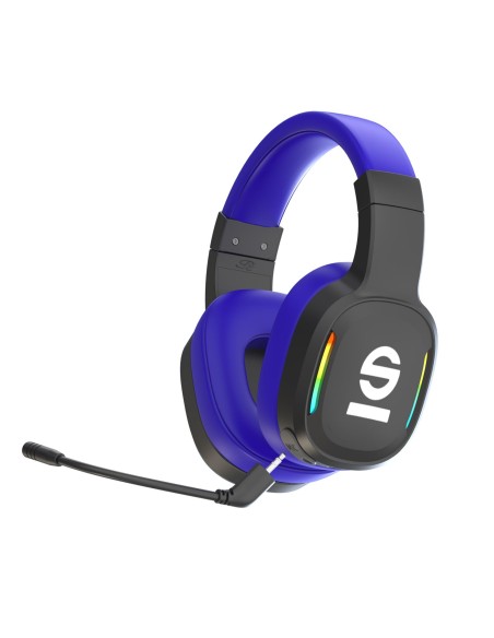 SPWHEADPHONEPRO auricular y casco Auriculares Inalámbrico Diadema Juego USB Tipo C Negro, Azul