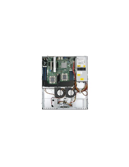SR1630BCR servidor barebone Intel® 5500 LGA 1366 (Socket B) Bastidor (1U) Aluminio, Negro