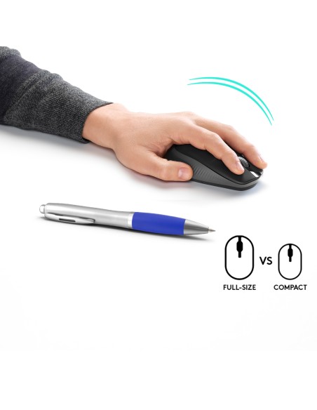 M190 ratón Ambidextro RF inalámbrico Óptico 1000 DPI M190 ratón Ambidextro RF inalámbrico Óptico 1000 DPI