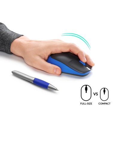 M190 ratón Ambidextro RF inalámbrico Óptico 1000 DPI