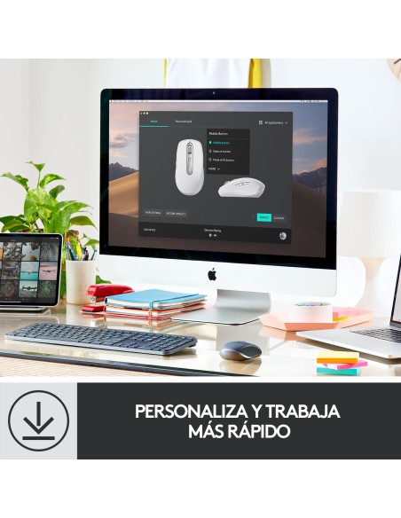 MX Anywhere 3 ratón mano derecha RF Wireless + Bluetooth Laser 4000 DPI