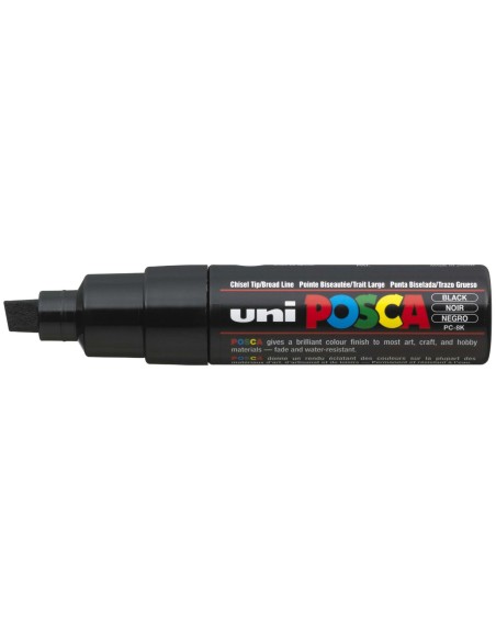 Posca PC-8K marcador 1 pieza(s) Punta de cincel Negro 148932000