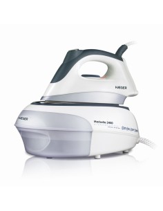 SS-24S.005A plancha Plancha a vapor Suela de acero inoxidable 2400 W Negro, Blanco