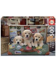 CACHORROS EN EL EQUIPAJE PUZZLE 500 PIEZAS