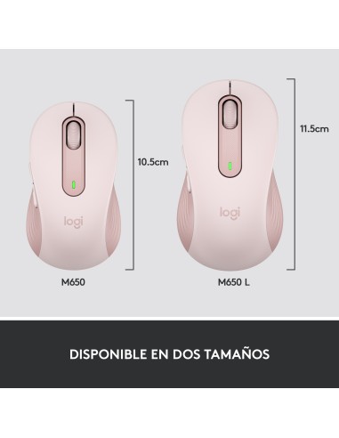 Signature M650 ratón mano derecha RF Wireless + Bluetooth Óptico 4000 DPI