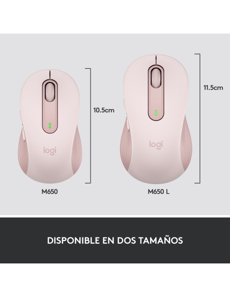 Signature M650 ratón mano derecha RF Wireless + Bluetooth Óptico 4000 DPI Signature M650 ratón mano derecha RF Wireless + Bluetooth Óptico 4000 DPI