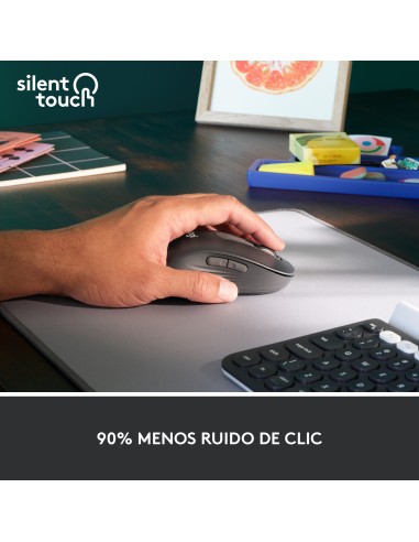 Signature M650 ratón Izquierda RF Wireless + Bluetooth Óptico 4000 DPI