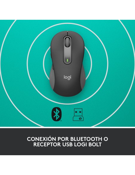 Signature M650 ratón mano derecha RF Wireless + Bluetooth Óptico 4000 DPI Signature M650 ratón mano derecha RF Wireless + Bluetooth Óptico 4000 DPI