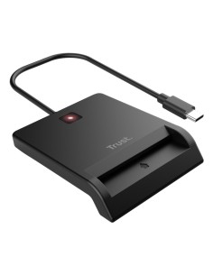 26253 lector de tarjeta inteligente Interior USB Tipo C Negro