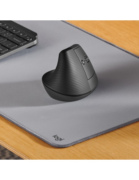 Lift ratón mano derecha RF Wireless + Bluetooth Óptico 4000 DPI