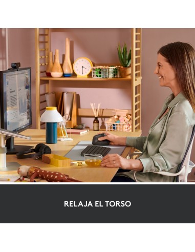 Lift ratón mano derecha RF Wireless + Bluetooth Óptico 4000 DPI