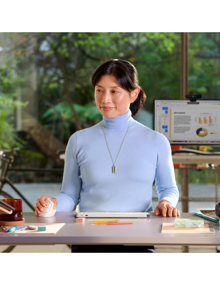 Lift ratón mano derecha RF Wireless + Bluetooth Óptico 4000 DPI Lift ratón mano derecha RF Wireless + Bluetooth Óptico 4000 DPI