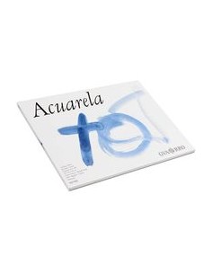 Bloc encolado acuarela 32X46cm 20h 240g grano grueso