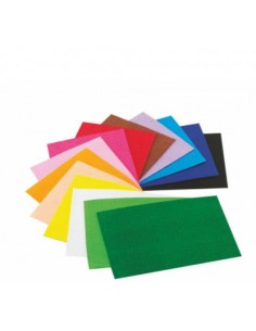 blister 10 laminas goma eva color naranja 40x60 faibo