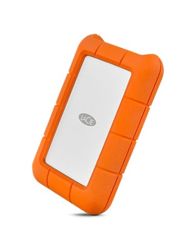 Rugged USB-C disco duro externo 1 TB Naranja, Plata