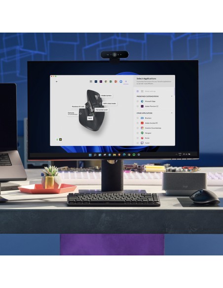 MX Master 3S ratón mano derecha RF Wireless + Bluetooth Laser 8000 DPI MX Master 3S ratón mano derecha RF Wireless + Bluetooth Laser 8000 DPI