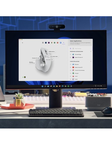 MX Master 3S ratón mano derecha RF Wireless + Bluetooth Laser 8000 DPI