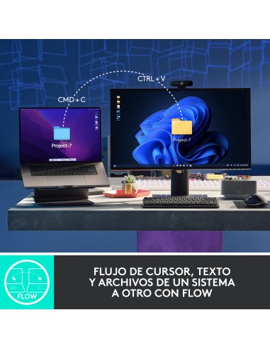 MX Master 3S ratón mano derecha RF Wireless + Bluetooth Laser 8000 DPI