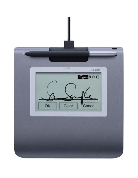 STU-430 Signature pad tableta digitalizadora Negro, Gris 2540 líneas por pulgada 96 x 60 mm USB STU-430 Signature pad tableta digitalizadora Negro, Gris 2540 líneas por pulgada 96 x 60 mm USB