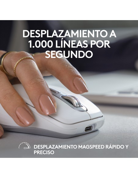 MX Anywhere 3S ratón mano derecha RF Wireless + Bluetooth Laser 8000 DPI MX Anywhere 3S ratón mano derecha RF Wireless + Bluetooth Laser 8000 DPI