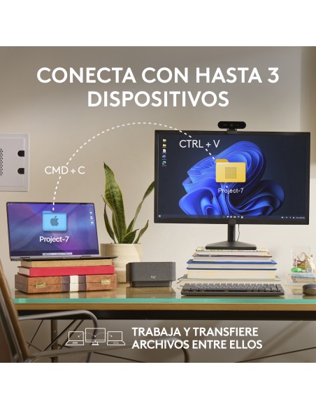 MX Anywhere 3S ratón mano derecha RF Wireless + Bluetooth Laser 8000 DPI MX Anywhere 3S ratón mano derecha RF Wireless + Bluetooth Laser 8000 DPI