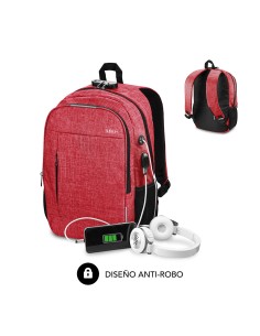 Mochila para Portátil Urban Lock Backpack 16" Red
