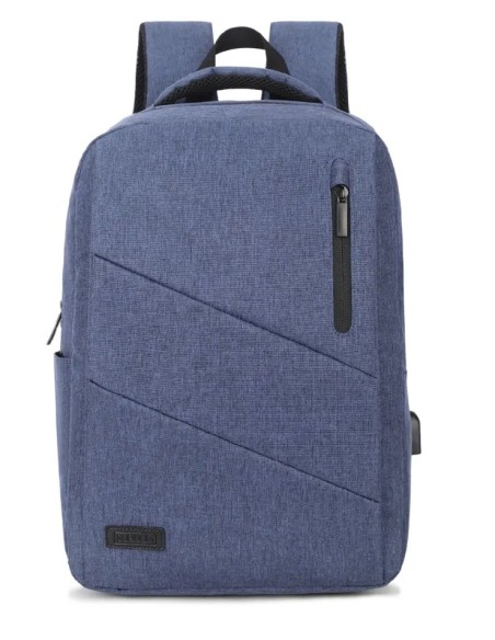 City Backpack Mochila para portátil 15.6", Poliéster Oxford, Azul