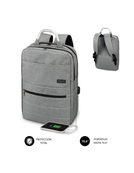 MOCHILA ELITE AIRPADDING 15.6'' GREY