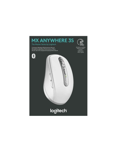 MX Anywhere 3S ratón mano derecha RF Wireless + Bluetooth Laser 8000 DPI