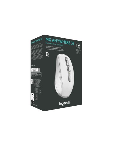 MX Anywhere 3S ratón mano derecha RF Wireless + Bluetooth Laser 8000 DPI