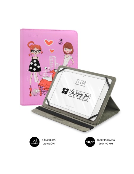 Funda Tablet Universal TRENDY CASE FASHION GIRLS 10.1"