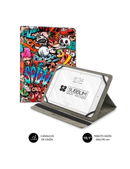Funda Tablet Universal TRENDY CASE GRAFFITI 10.1"