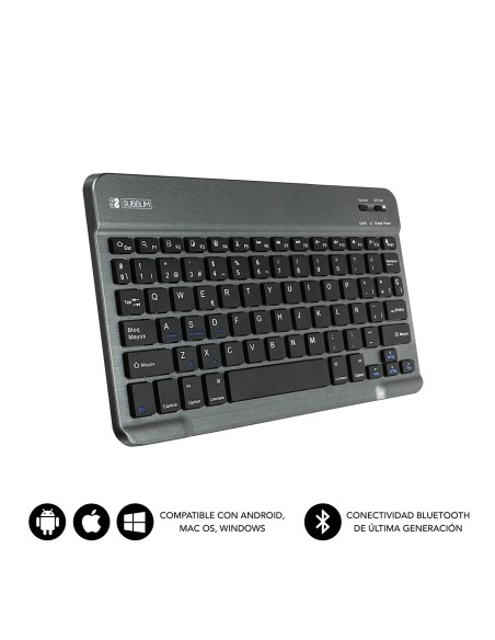 Teclado Bluetooth Smart BT Keyboard Grey Teclado Bluetooth Smart BT Keyboard Grey