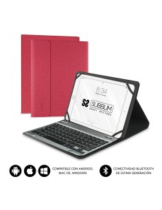 Funda con Teclado KEYTAB PRO BLUETOOTH 10,1" Red